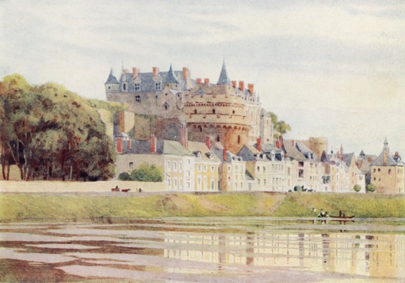 Amboise, Kale (renkli taş) by Alexander Henry Hallam Murray