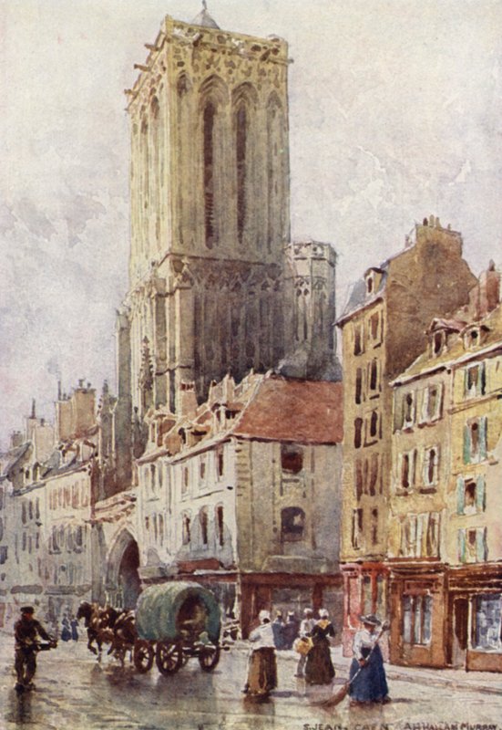 Caen, St Jean Kilisesi (renkli taş) by Alexander Henry Hallam Murray