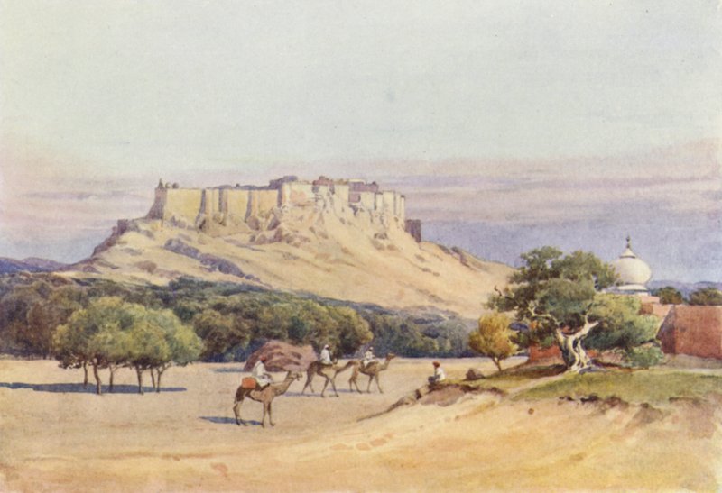 Jodhpur, Kalenin Genel Görünümü by Alexander Henry Hallam Murray