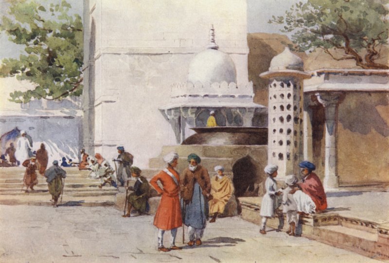 Dargah, Ajmer Girişindeki Kazan by Alexander Henry Hallam Murray
