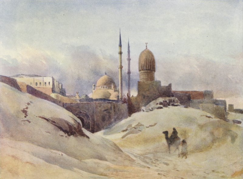 Bir Kum Fırtınasında Kale, Kahire by Alexander Henry Hallam Murray