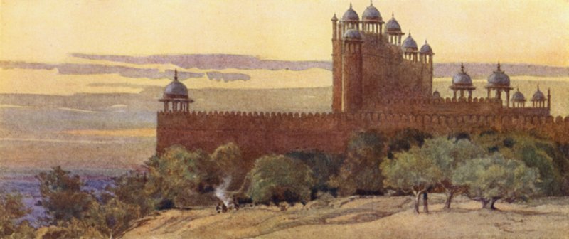 Cami ve Zafer Kapısı, Fatehpur Sikri by Alexander Henry Hallam Murray