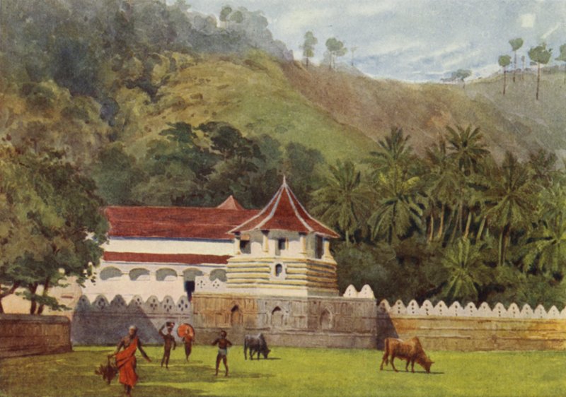 Diş Tapınağı, Kandy, Dış by Alexander Henry Hallam Murray