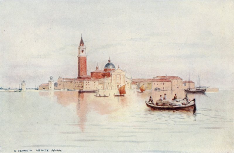 Venedik, San Giorgio (renkli taş) by Alexander Henry Hallam Murray