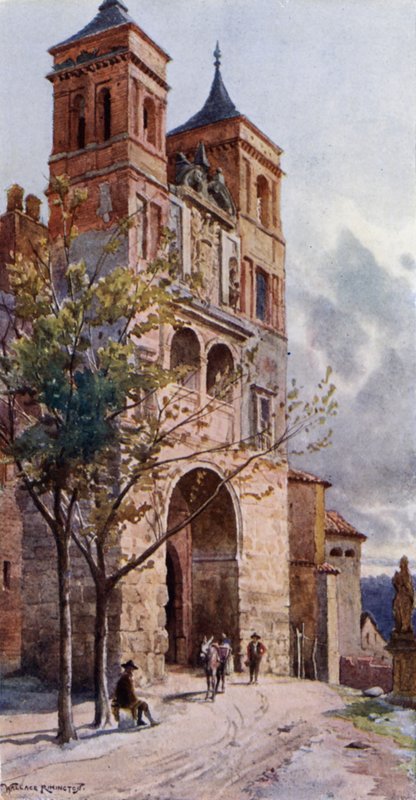 Puerta Del Cambron, Toledo (renkli taş) by Alexander Wallace Rimington