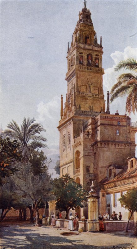 Portakal Sarayı, Cordova Camii (renkli taş) by Alexander Wallace Rimington