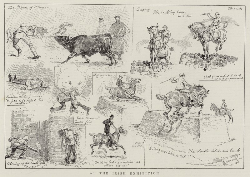 İrlanda Sergisinde by Alfred Chantrey Corbould
