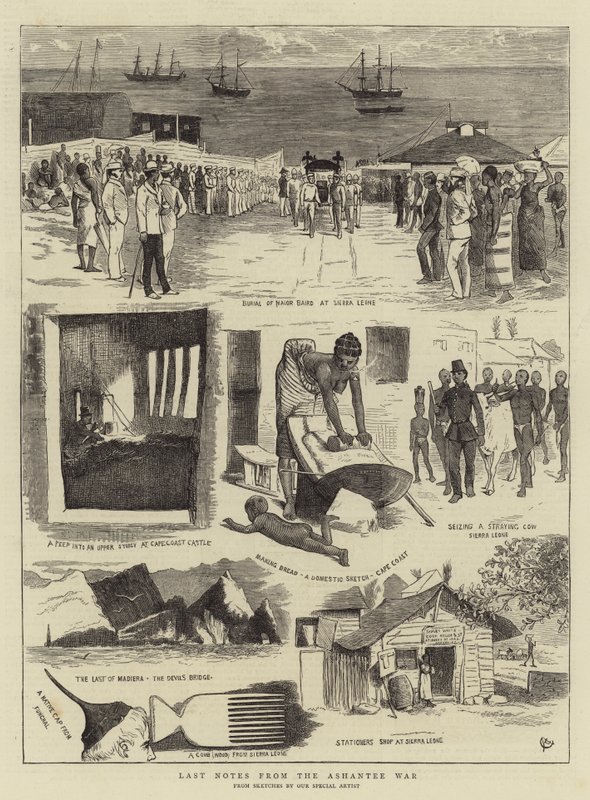 Ashantee Savaşından Son Notlar by Alfred Chantrey Corbould