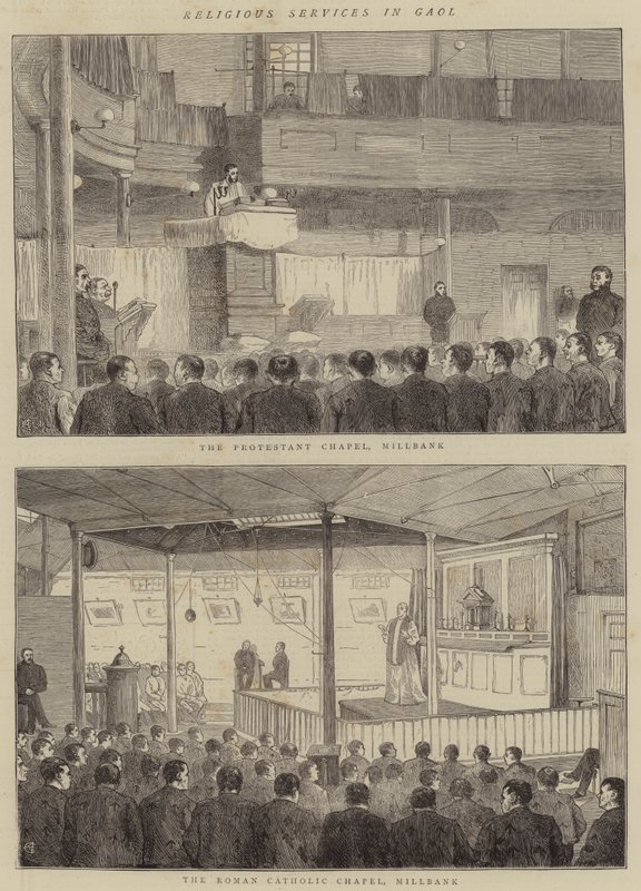 Hapishanede Din Hizmetleri by Alfred Chantrey Corbould