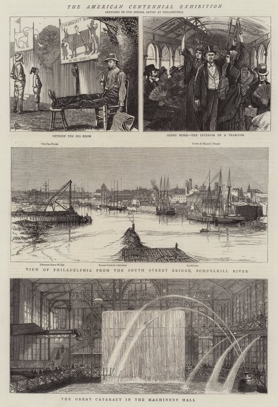 Amerikan Yüzüncü Yıl Sergisi by Alfred Chantrey Corbould