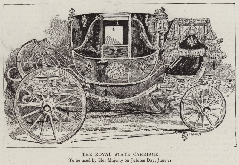 ರಾಯಲ್ ಸ್ಟೇಟ್ ಕ್ಯಾರೇಜ್ ಟರ್ಕ್ by Alfred Chantrey Corbould