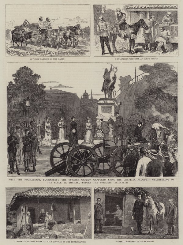 Ruslar ve Türklerle by Alfred Chantrey Corbould