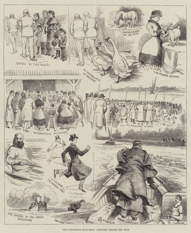 Üniversite Tekne Yarışı, Yarış Öncesi Eskizler by Alfred Courbould