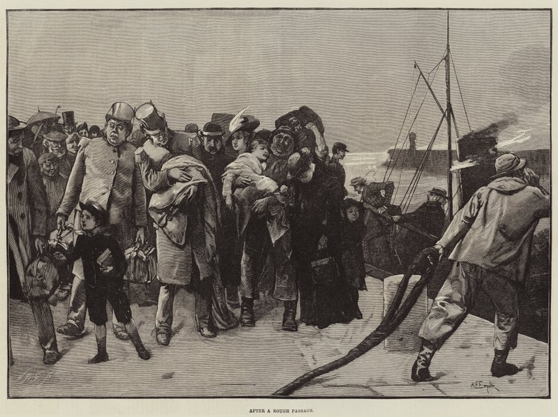 Zorlu Bir Geçitten Sonra by Alfred Edward Emslie