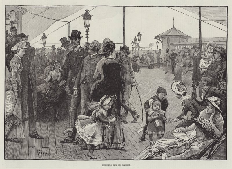 Deniz Esintisinin Tadını Çıkarmak by Alfred Edward Emslie