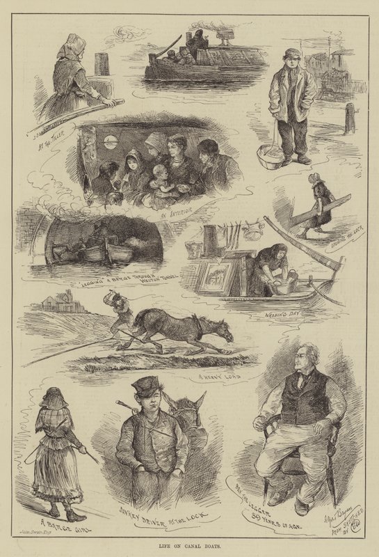 Kanal Teknelerinde Yaşam by Alfred Gish Bryan