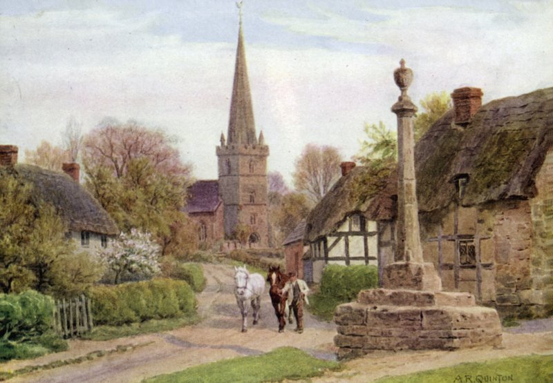 Childs Wickham, near Evesham, Worcester  by Alfred Robert Quinton