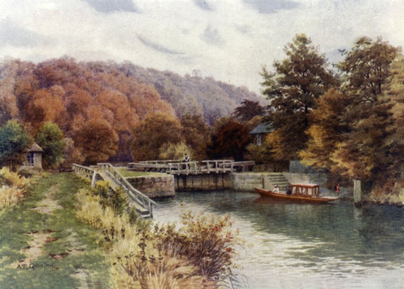 Cookham Lock  by Alfred Robert Quinton
