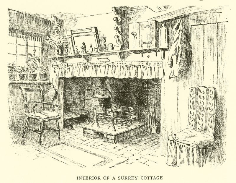Surrey Kulübesinin İçi by Alfred Robert Quinton