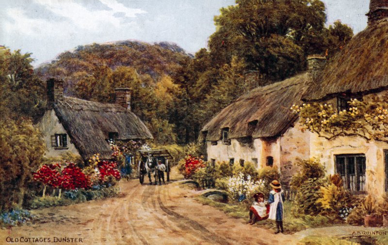 Eski Kulübeler, Dunster by Alfred Robert Quinton