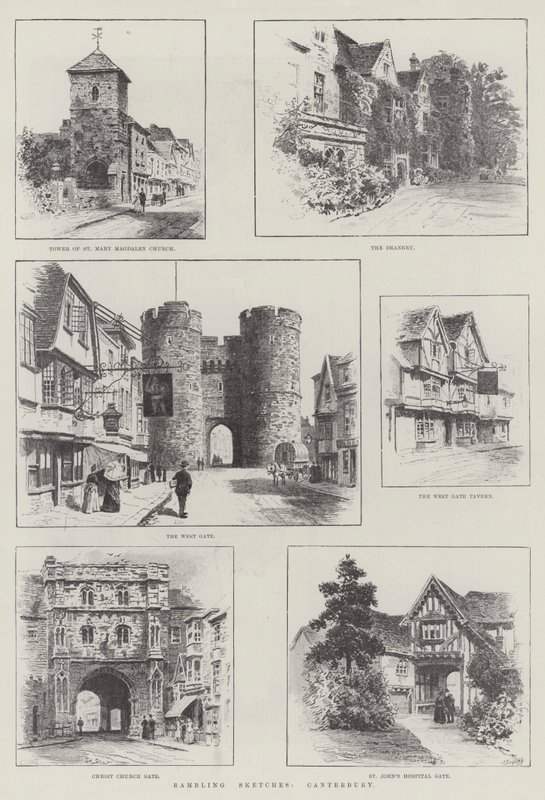 Başıboş Eskizler, Canterbury by Alfred Robert Quinton