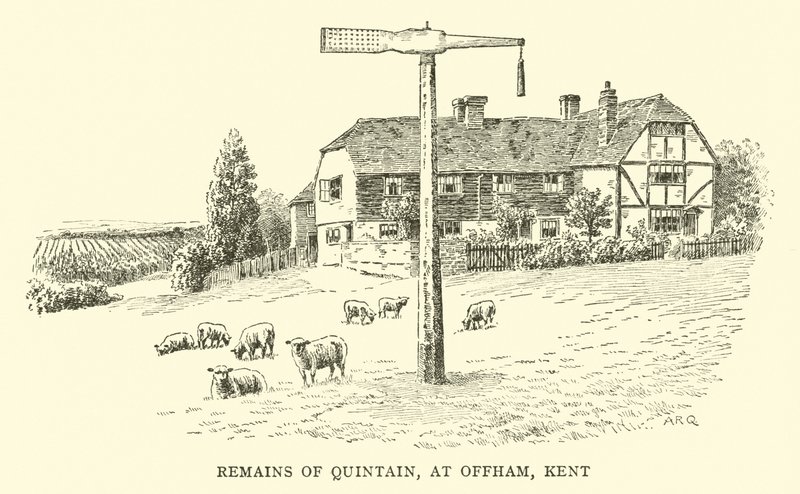 Quintain kalıntıları, Offham, Kent by Alfred Robert Quinton