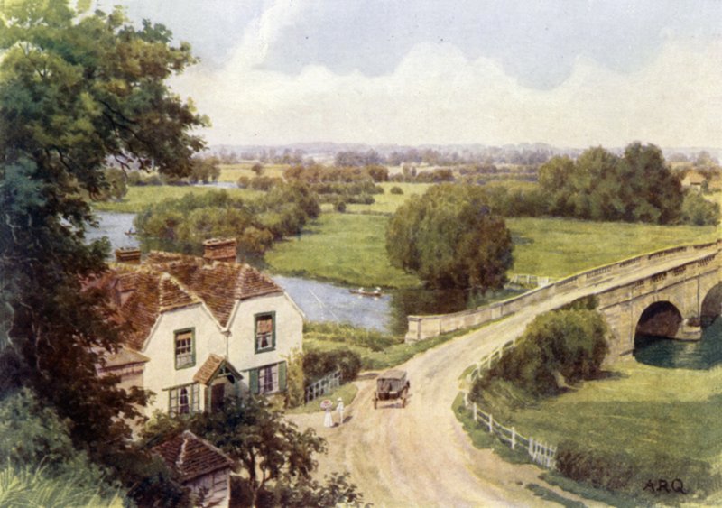 Shillingford Bridge  by Alfred Robert Quinton