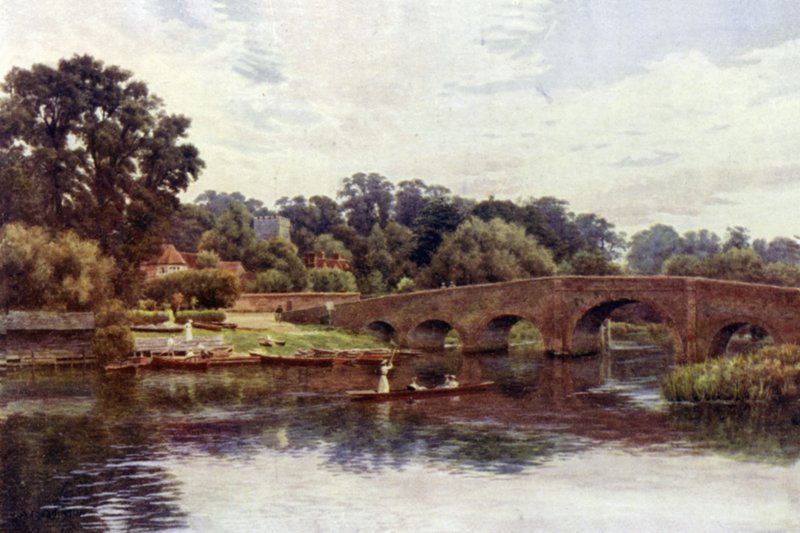 Sonning Köprüsü by Alfred Robert Quinton