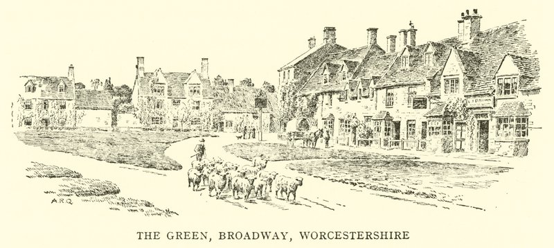 The Green, Broadway, Worcestershire  by Alfred Robert Quinton