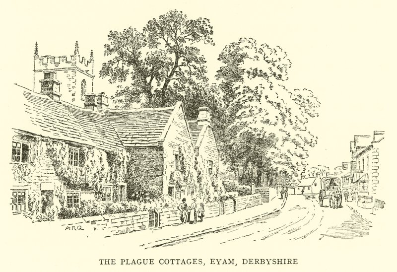 Veba Kulübeleri, Eyam, Derbyshire by Alfred Robert Quinton