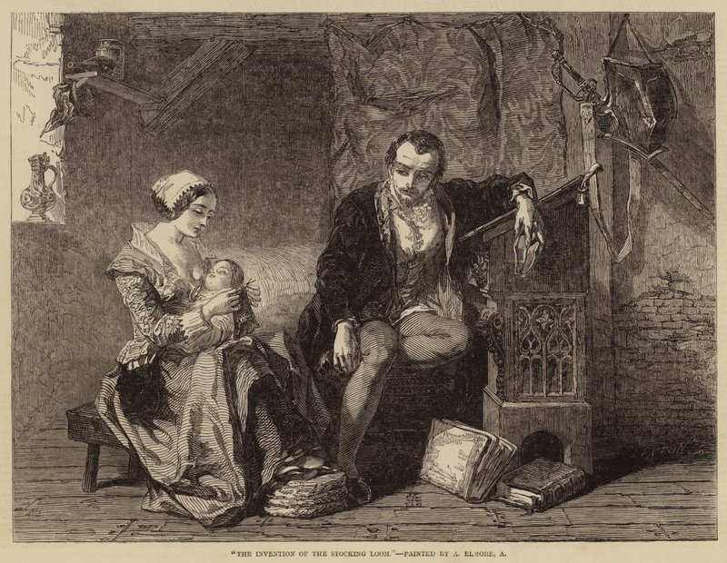 Çorap Tezgahının İcadı by Alfred W. Elmore