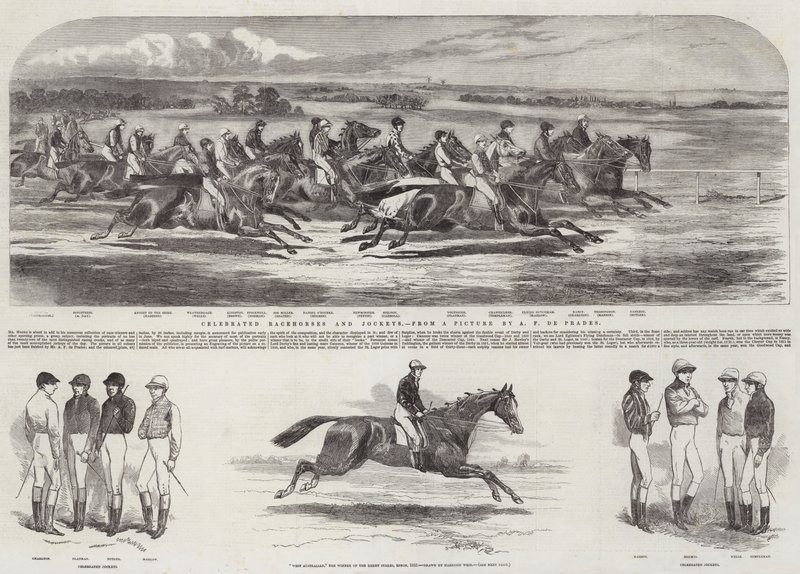 Ünlü Yarış Atları ve Jokeyler by Alfred de Prades