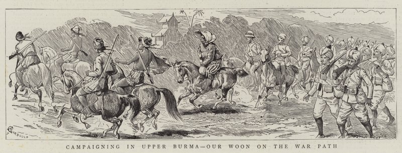 Yukarı Burma'da Seferberlik, Savaş Yolunda Kazanımız by Alfred Chantrey Corbould