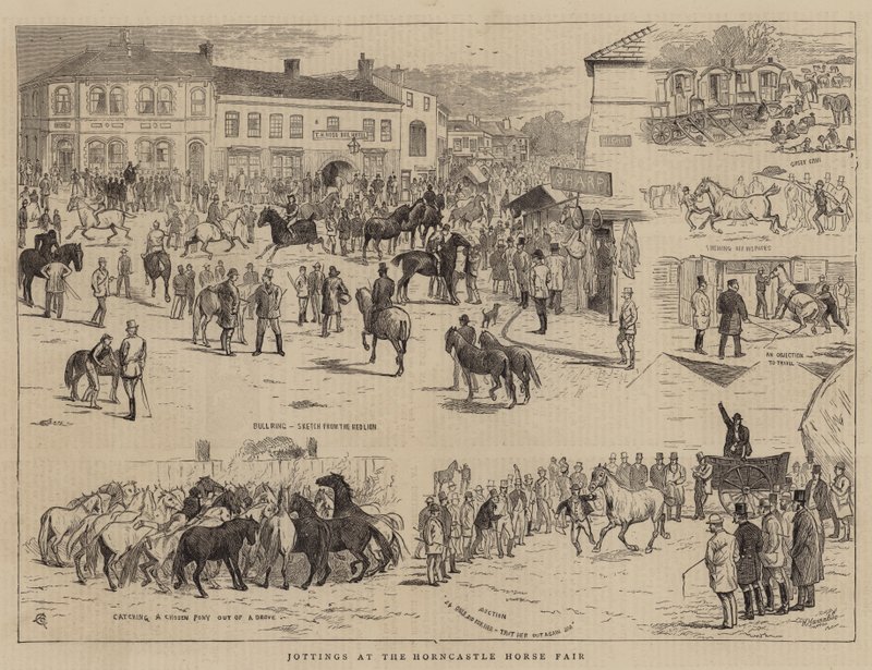 Horncastle At Fuarı'ndaki Notlar by Alfred Chantrey Corbould