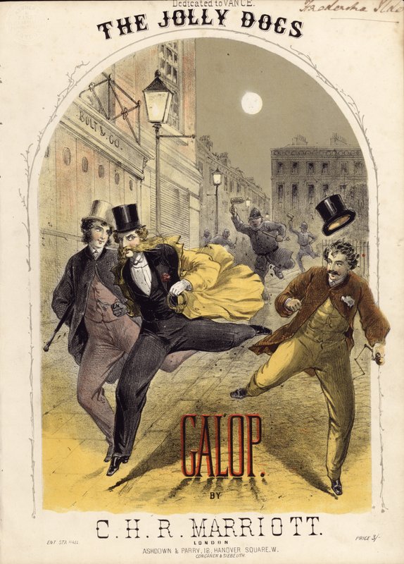 Neşeli Köpekler Galop by Alfred Concanen