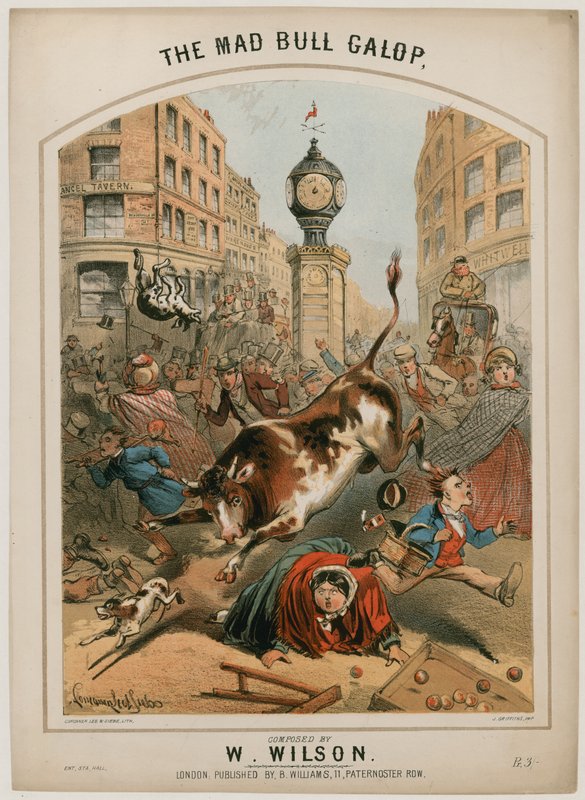 Çılgın Boğa Galopu by Alfred Concanen