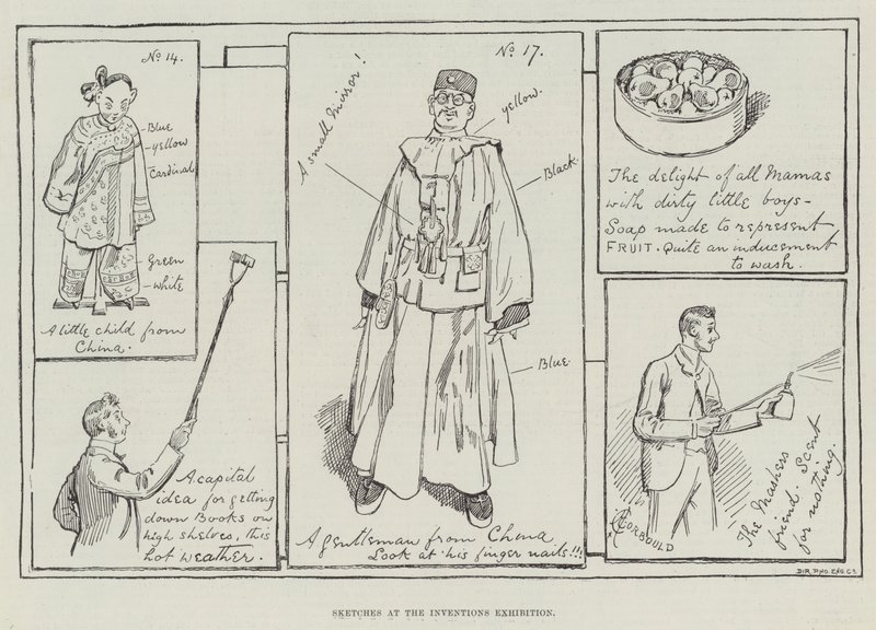 Buluşlar Sergisinde Eskizler by Alfred Courbould