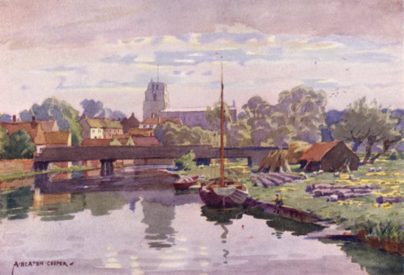Beccles, Waveney, Suffolk üzerinde by Alfred Heaton Cooper