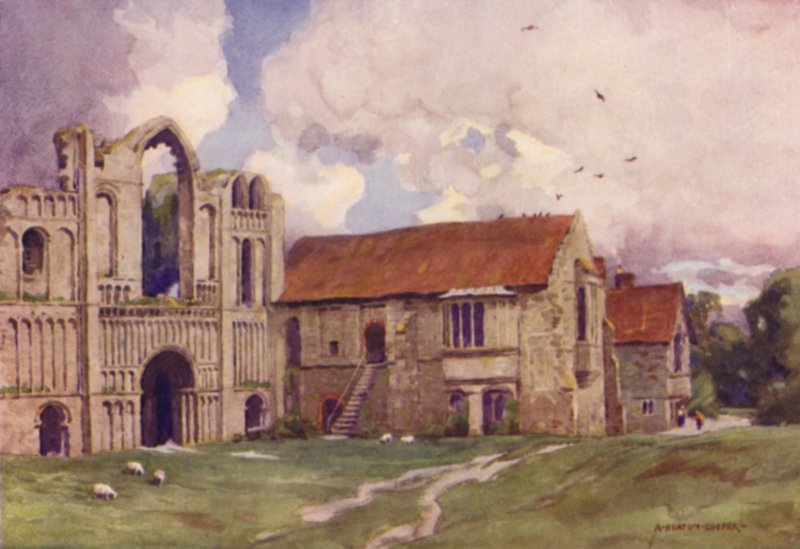 Castleacre Manastırı, Norfolk by Alfred Heaton Cooper