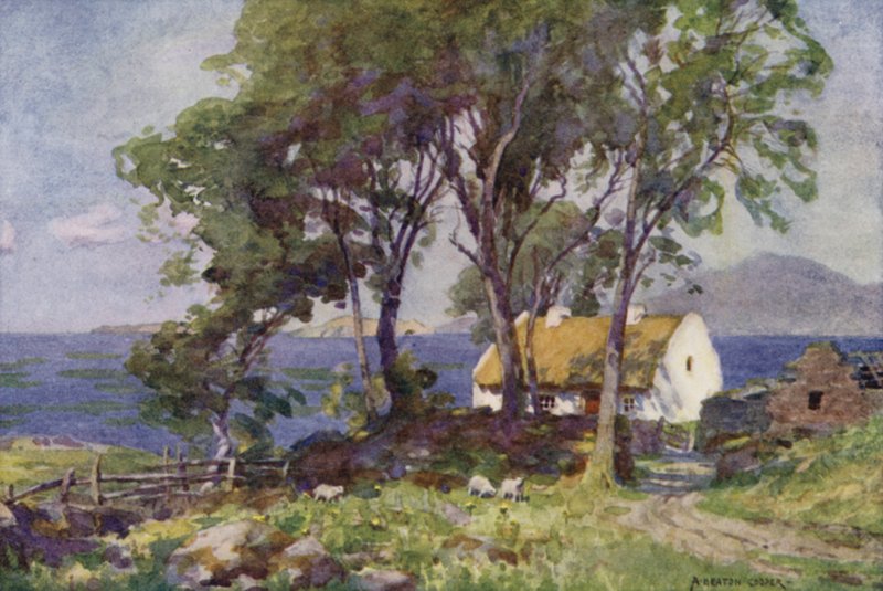 Deniz kenarında yazlık, Renvyle by Alfred Heaton Cooper