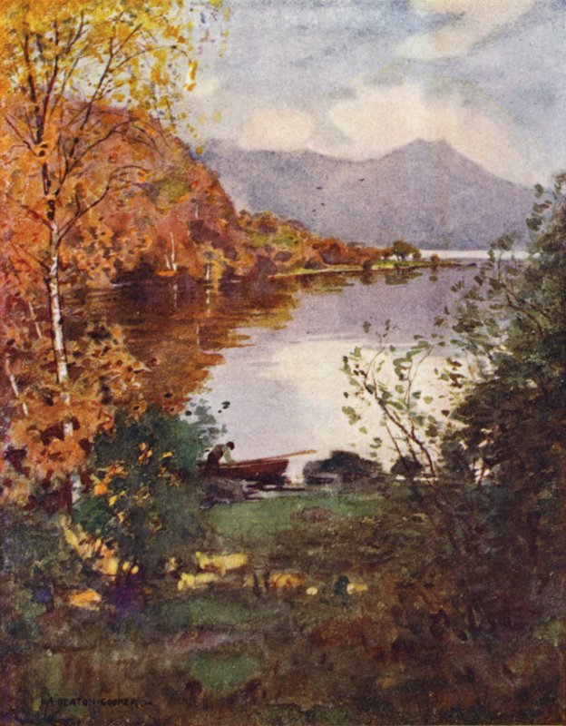 Innisfallen Adası, Killarney by Alfred Heaton Cooper