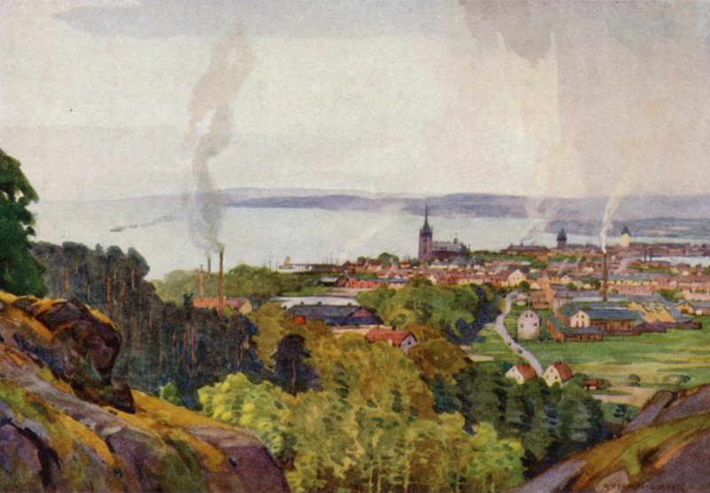 Kofi í Paisanos við landamæri Chile by Alfred Heaton Cooper