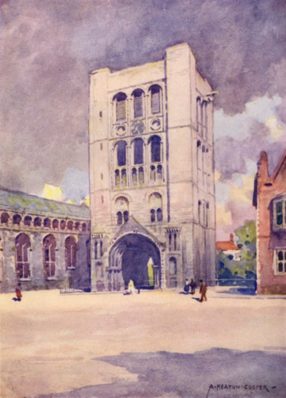 Norman Kulesi, Bury St Edmunds, Suffolk by Alfred Heaton Cooper