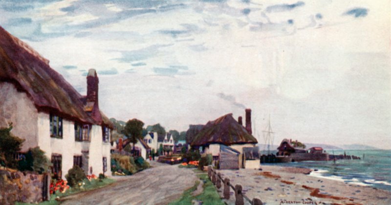 Porlock Regülatörü (renkli taş) by Alfred Heaton Cooper