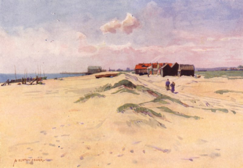Southwold Plajı, Suffolk by Alfred Heaton Cooper