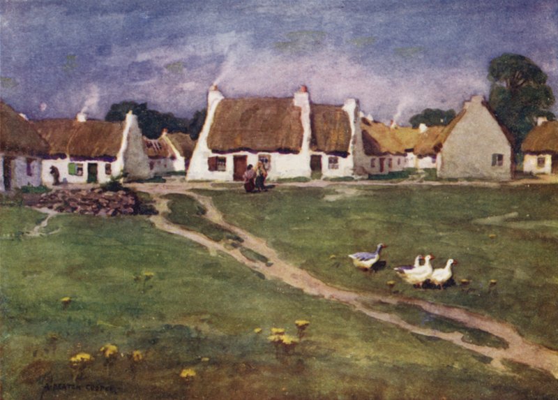 Claddagh, Galway İlçesi by Alfred Heaton Cooper