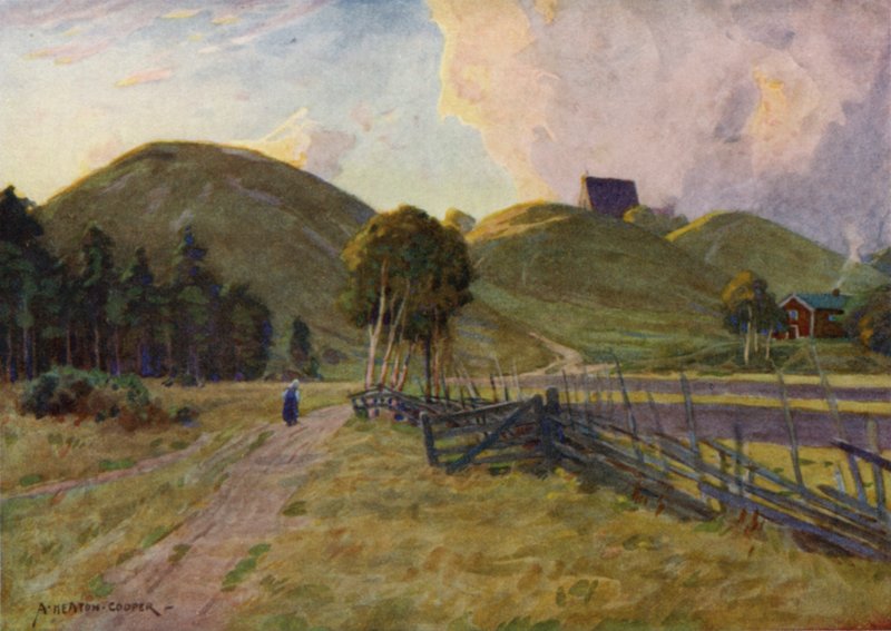 Kings Höyükleri, Upsala by Alfred Heaton Cooper
