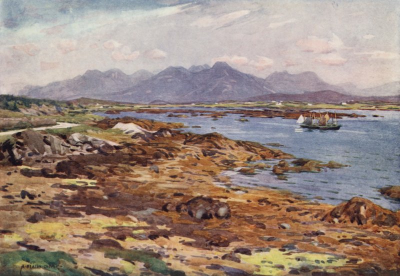 On İki Pim, Connemara by Alfred Heaton Cooper