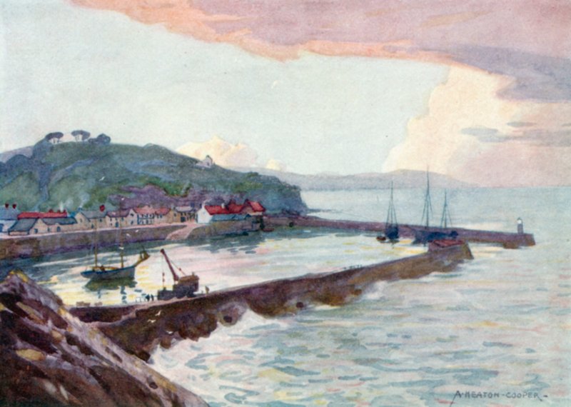 Watchet Limanı (renkli taş) by Alfred Heaton Cooper