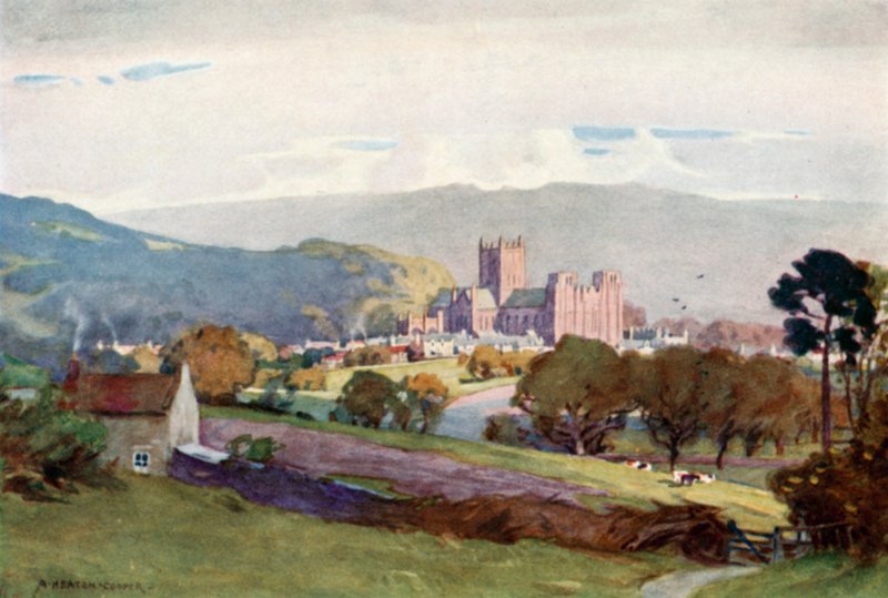 ವೆಲ್ಸ್, ಮಿಲ್ಟನ್ ಹಿಲ್ (ಬಣ್ಣದ ಲಿಥೋ) ಟರ್ಕಿಯಿಂದ by Alfred Heaton Cooper